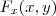 F_x(x,y)