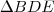 \Delta BDE