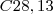 C28,13 C28,13