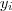 y_i