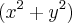 (x{}^{2} + y{}^{2}) (x{}^{2} + y{}^{2})