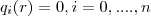 q_i(r) = 0 , i=0,...., n
