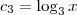 c_3= \log_3 x