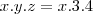 x.y.z=x.3.4