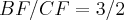 BF/CF=3/2 BF/CF=3/2