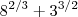 8^{2/3} + 3^{3/2}