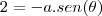 2=-a.sen(\theta)