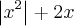 \left|x^2 \right| + 2x \left|x^2 \right| + 2x