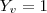 Y_v = 1