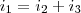 i_1=i_2+i_3