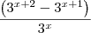 \frac{\left({3}^{x+2}-{3}^{x+1} \right)}{{3}^{x}} \frac{\left({3}^{x+2}-{3}^{x+1} \right)}{{3}^{x}}