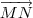 \overrightarrow{MN} \overrightarrow{MN}
