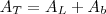 A_T = A_L + A_b A_T = A_L + A_b