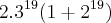 2.{3}^{19}(1+{2}^{19})