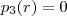 p_3(r) = 0