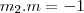 m_2.m=-1