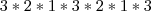 3*2*1*3*2*1*3