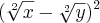 (\sqrt[2]{x} - \sqrt[2]{y})^{2}