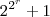 2^{{2}^{r}}+1 2^{{2}^{r}}+1