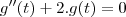 g''(t)+2.g(t)=0 g''(t)+2.g(t)=0