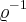 {\varrho}^{-1}