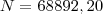 N=68892,20 N=68892,20