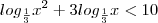 {log}_{\frac{1}{3}}{x}^{2}+3{log}_{\frac{1}{3}}x<10