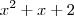 x^2+x+2 x^2+x+2