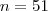 n=51 n=51