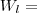 {W}_{l}=