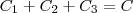 C_1+C_2+C_3=C
