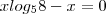 xlog_58-x=0