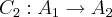 {C}_{2}:{A}_{1}\rightarrow {A}_{2} {C}_{2}:{A}_{1}\rightarrow {A}_{2}