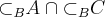 {\subset}_{B}A \cap {\subset}_{B}C
