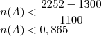 \\n(A)<\frac{2252-1300}{1100}\\n(A)<0,865