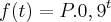 f(t)= P.{0,9}^{t} f(t)= P.{0,9}^{t}