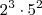 2^3 \cdot 5^2