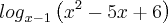 {log}_{x-1}\left({x}^{2}-5x+6 \right)