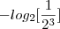 -log_{2}[\frac{1}{2^3}]