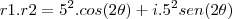 r1.r2&=&5^2.cos(2\theta)+i.5^2sen(2\theta)