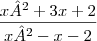 \frac{x²+3x+2}{x²-x-2}