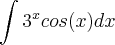 \int{3}^{x}cos(x)dx