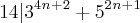 14|3^4^n^+^2+5^2^n^+^1 14|3^4^n^+^2+5^2^n^+^1