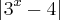 \left|{3}^{x}-4 \right| \left|{3}^{x}-4 \right|