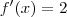 f'(x)=2 f'(x)=2