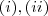 (i) ,(ii) (i) ,(ii)
