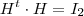 H^t \cdot H = I_2