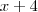 x+4