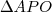 \Delta APO \Delta APO