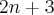 2n+3
